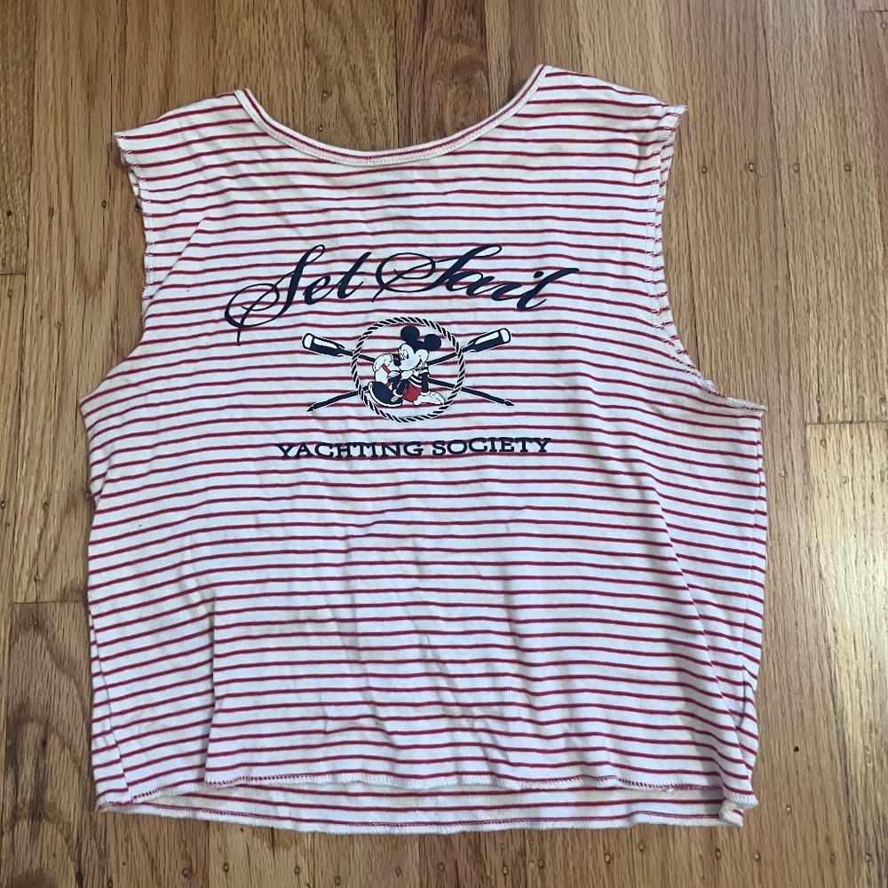 Mickey Mouse Printed Tank Top
